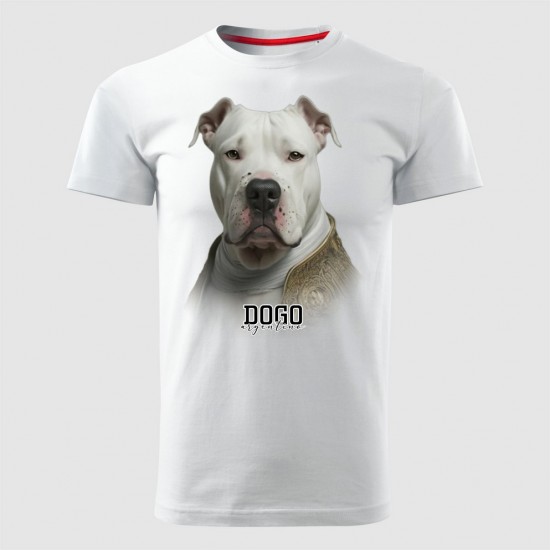 Dogo Argentino 4 Muška Majica Bela