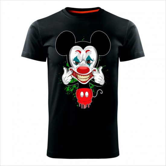 Mickey Joker Muška Majica Crna
