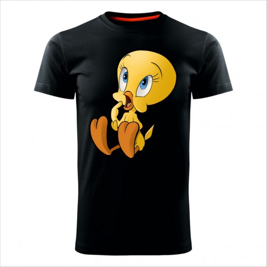 Tweety 01 Muška Majica Crna