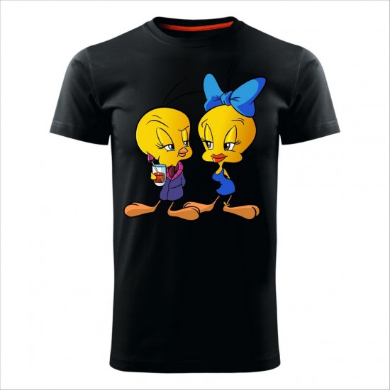 Tweety 03 Muška Majica Crna