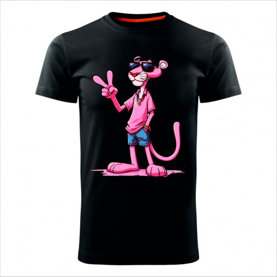 PINK PANTER 4 muška majica crna