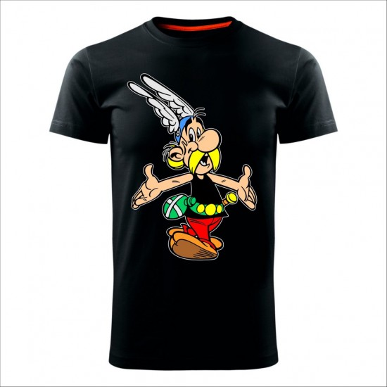 Asterix 2 Muška Majica Crna