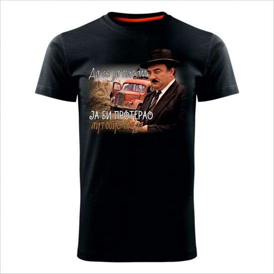 Da Se Ja Pitam Muška Majica Crna