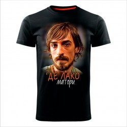 DE LAKO muška majica crna - OVERSIZE veličina 3XL