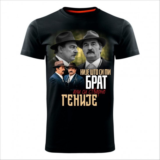 Genije 2 Muška Majica Crna