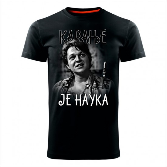 Karanje Je Nauka Muška Majica Crna