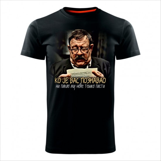 Ko Je Vas Poznavao Muška Majica Crna