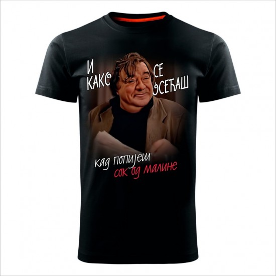 Malina Muška Majica Crna