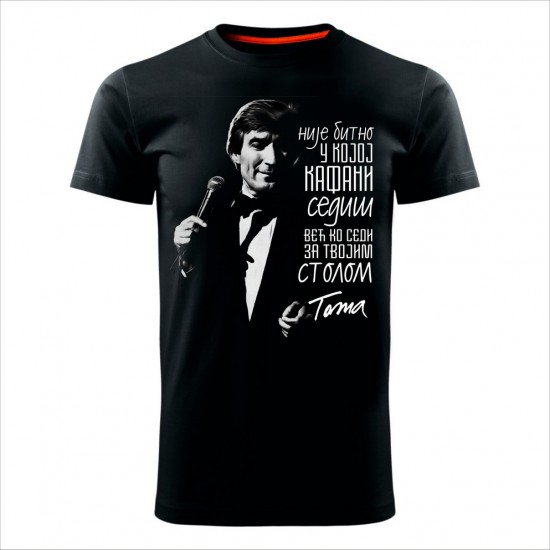 Toma Nije Bitno Muška Majica Crna
