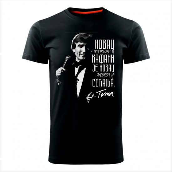 Toma Novac Muška Majica Crna