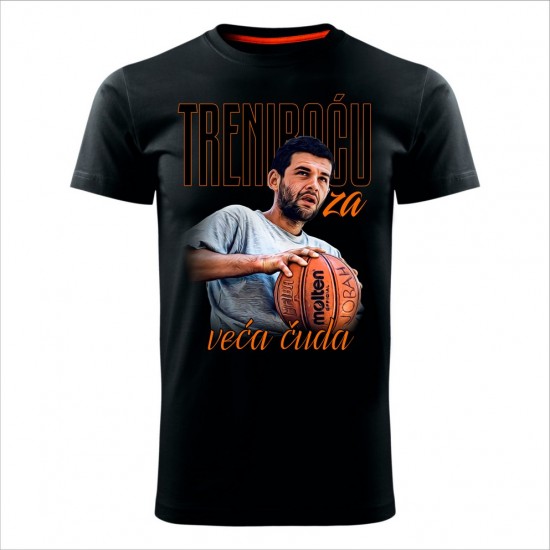 Treniracu Za Veća Čuda Muška Majica Crna