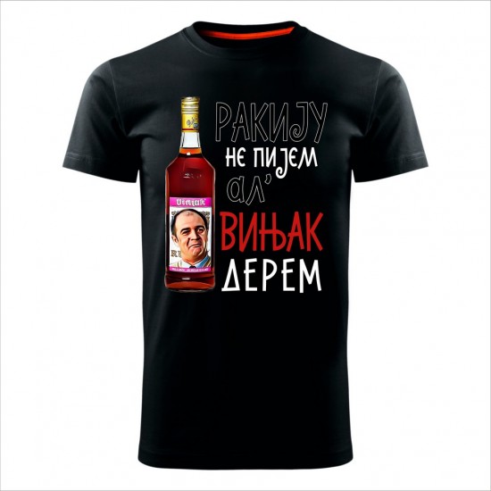 Vinjak Derem 02 Muška Majica Crna