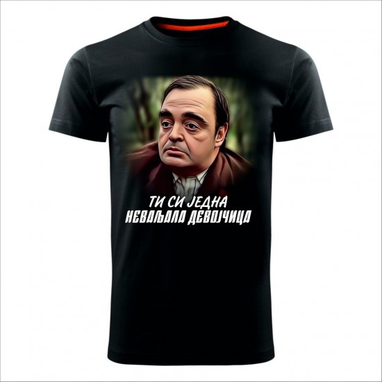 NEVALJALA DEVOJČICA muška majica crna