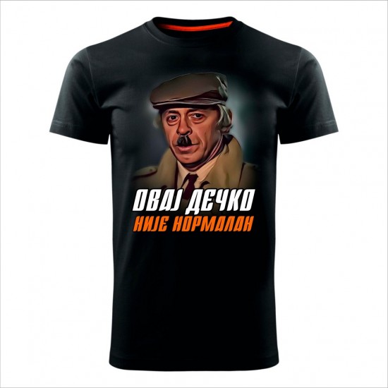 OVAJ DEČKO muška majica crna