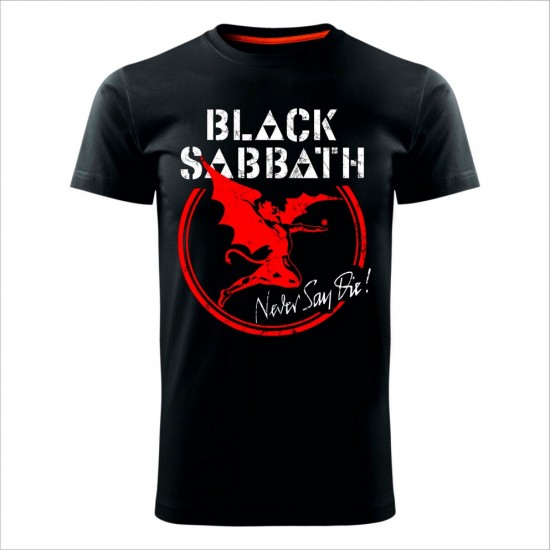 Black Sabbath 01  Muška Majica Crna