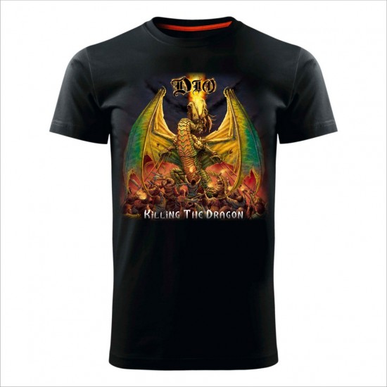 Ronnie James Dio Killing The Dragon  Muška Majica Crna