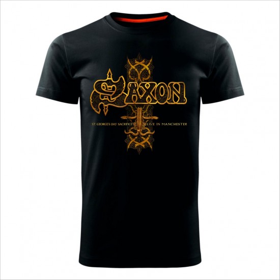 Saxon -02  Muška Majica Crna