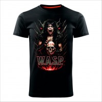 W.A.S.P. muška majica crna