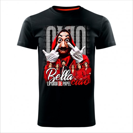 Bella Ciao 03 Muška Majica Crna