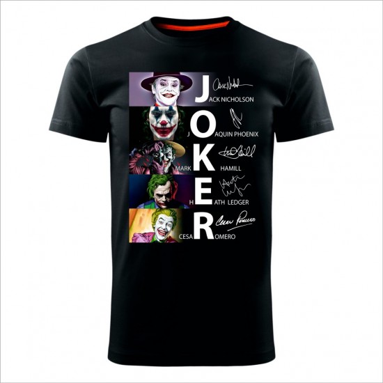 Joker Svi Muška Majica Crna