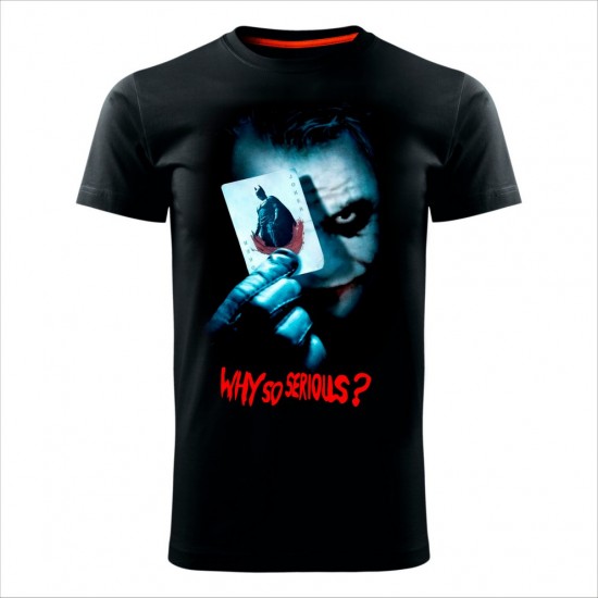 Joker Why So Serious Muška Majica Crna
