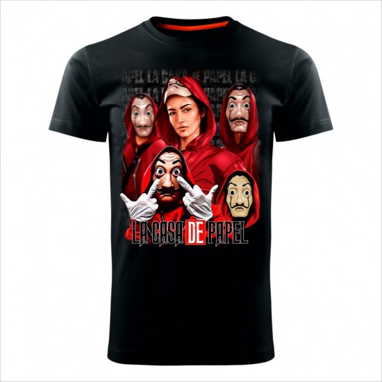 La Casa 02 Muška Majica Crna