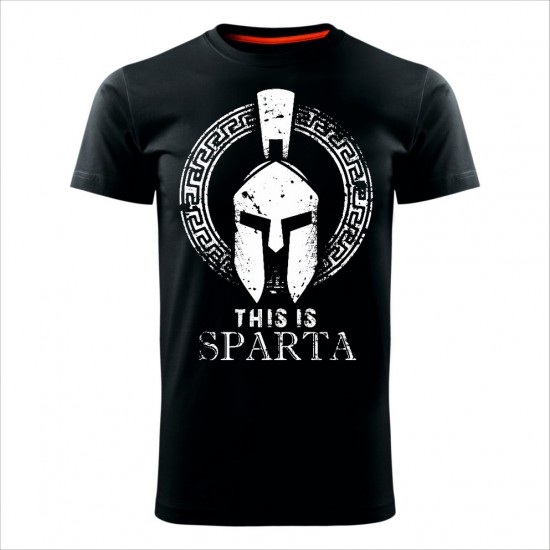 Sparta Muška Majica Crna