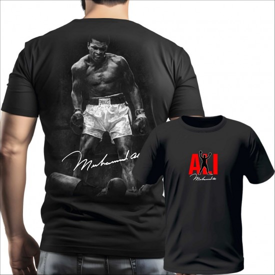 ALI 10 muška majica-obostrano crna