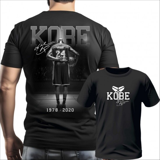 KOBE 06 muška majica-obostrano crna