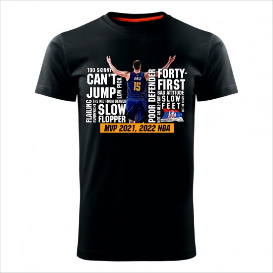 Jokic Mvp 03 Muška Majica Crna