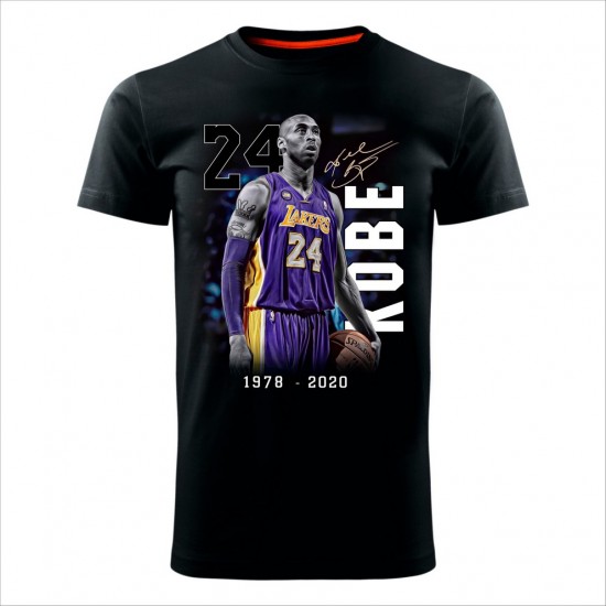 Kobe 02 Muška Majica Crna