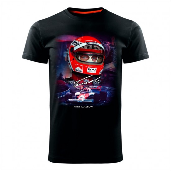 Lauda 1 Muška Majica Crna