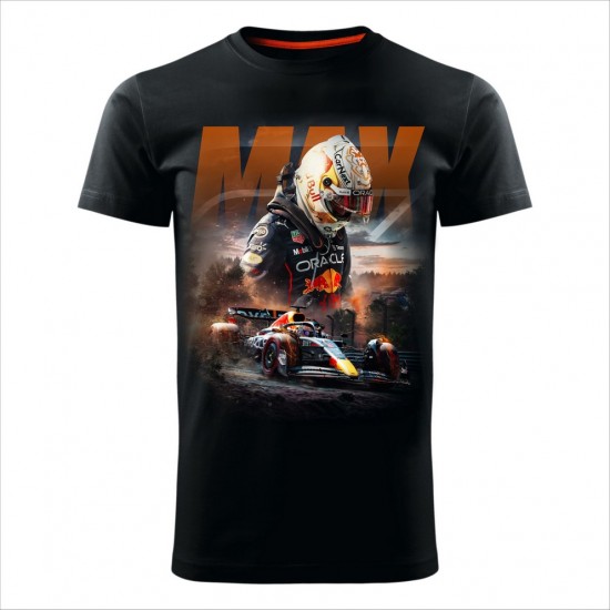 Max Verstappen 4 Muška Majica Crna