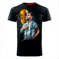 MESSI muška majica crna - REGULAR veličina L