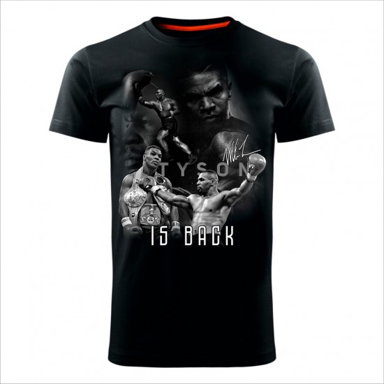 Tyson Is Back Muška Majica Crna.jpg