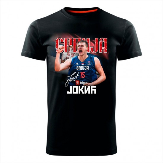 Jokić 4 Muška Majica Crna