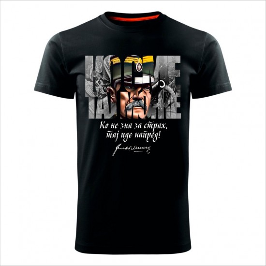 Mišić 04 Muška Majica Crna