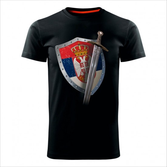 Štit Muška Majica Crna
