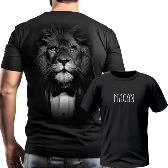MACAN 07 muška majica-obostrano-crna
