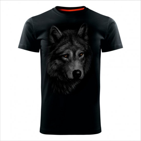 Vuk 03 Muška Majica Crna