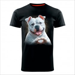AMERICAN BULLY LOVE muška majica crna