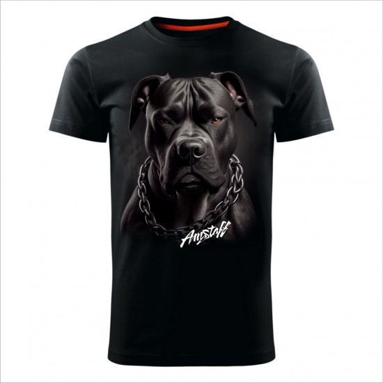 Amstaff Muška Majica Crna