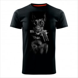 DOBERMAN GUN muška majica crna