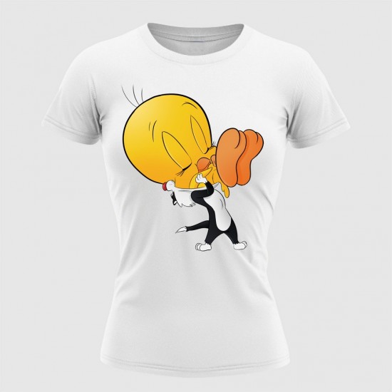 Tweety 05 Ženska Majica Bela