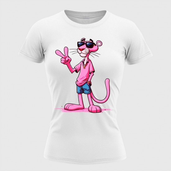 PINK PANTER 4 ženska majica bela