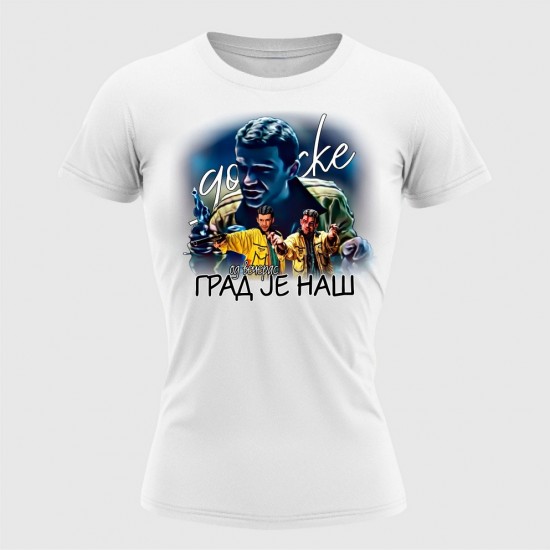 Grad Je Nas Ženska Majica Bela