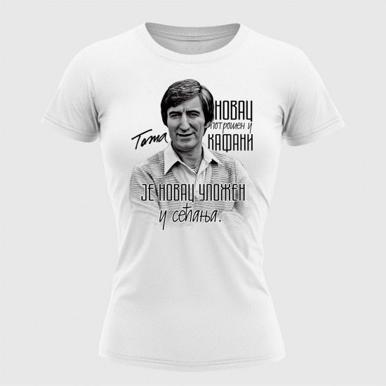 Toma Novac Ženska Majica Bela