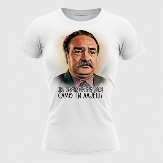 Samo Ti Lajes Ženska Majica Bela