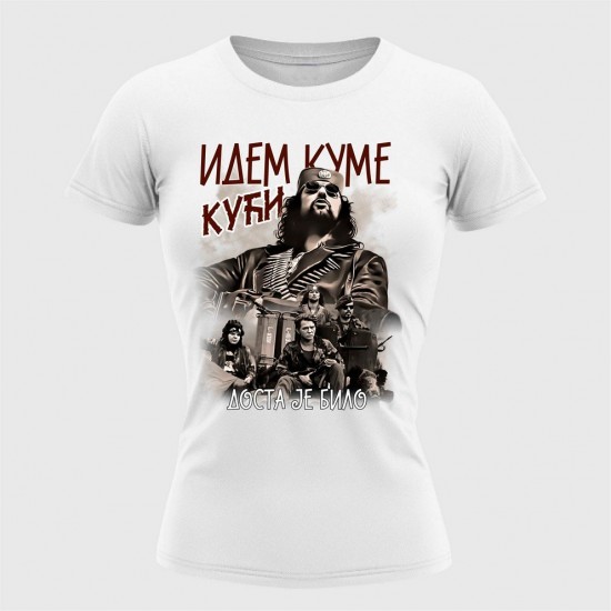 Idem Kume Kući 05 Ženska Majica Bela