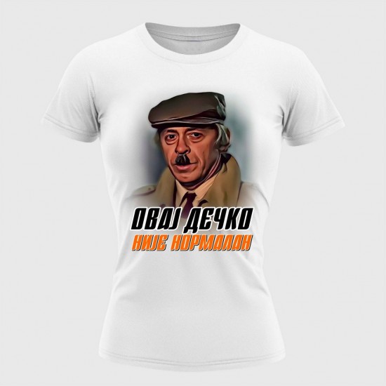 OVAJ DEČKO ženska majica bela
